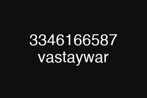 3346166587 vastaywar